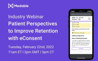 Patient Perspectives to Improve Retention with eConsent